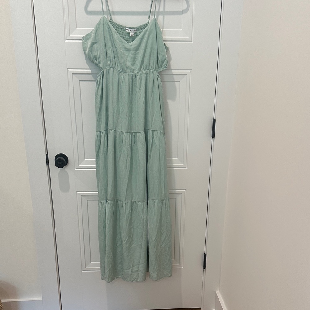 Elegant Mint Maxi Dress